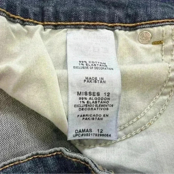 Denizen By Levi Womens Rolled Denim Jeans Size 12 - Picture 7 of 8